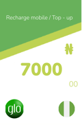 Ricarica  Glo Mobile Nigeria 7000,00 NGN