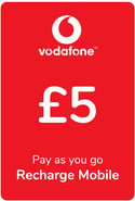 Aufladen Vodafone Vereinigtes Königreich 5,00 £