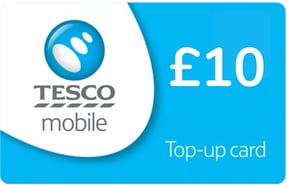 Ricarica  Tesco Mobile Regno Unito 10,00 £