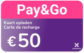 Aufladen Proximus Belgien 50,00 €
