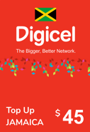 Ricarica  Digicel Giamaica 45,00 USD