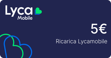 Top up Lycamobile Italy €5.00