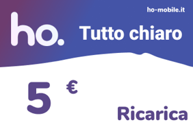 Top up Ho Italy €5.00