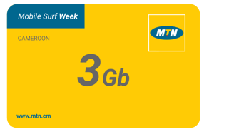 Top up MTN Cameroon FCFA 3,000