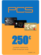 Recarga PCS Francia 250,00 €
