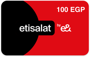Top up Etisalat Egypt EGP 100.00