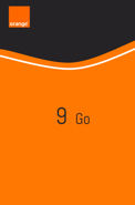 Recharge Internet Orange Cameroun 9 Go