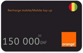 Top up Orange Guinea GNF 150,000