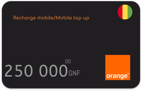 Top up Orange Guinea GNF 250,000