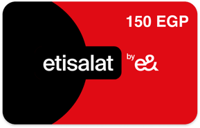 Ricarica  Etisalat Egitto 150,00 EGP
