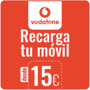 Recharge Vodafone Espagne 15,00 €