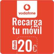 Recharge Vodafone Espagne 20,00 €