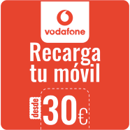 Recharge Vodafone Espagne 30,00 €