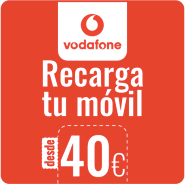 Recharge Vodafone Espagne 40,00 €