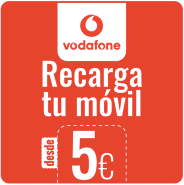 Recharge Vodafone Espagne 5,00 €