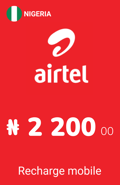 Top up Airtel Nigeria NGN 2 200.00