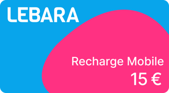 Recharge Lebara Mobile France 15,00 €