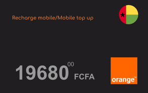Ricarica  Orange Guinea Bissau 39.358 F CFA