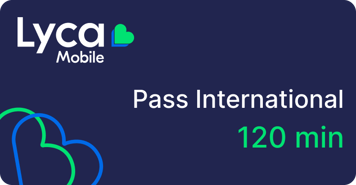 Pass International 120 min Lycamobile