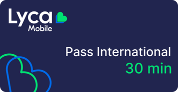 Pass International 30 min Lycamobile