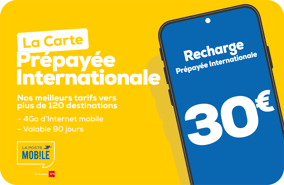 Recharge La Poste Mobile - 30€