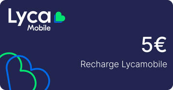 Aufladen Lycamobile Frankreich 5,00 €