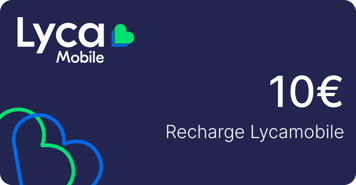 Top up Lycamobile France €10.00