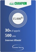 Recharge Comores Telecom Huri Champion 15000 KMF