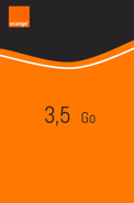 Recharge Internet Orange Côte D'Ivoire 3,5 Go
