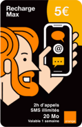 Mobicarte Orange Max 5€