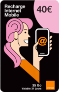 Mobicarte Orange Internet Mobile 40€