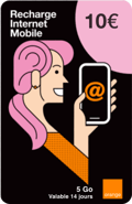 Mobicarte Orange Internet Mobile 10€