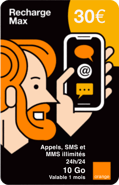 Mobicarte Orange Max 30€