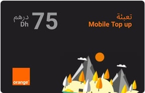 Top up Orange Morocco MAD 75.00