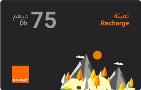 Recharge Orange Maroc 75,00 MAD