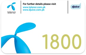 Recharge Telenor 1800 PYG