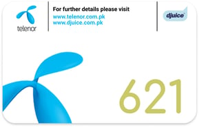Top up Telenor 621 PYG