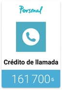 Recarga Personal 161 700 PYG