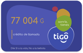 Recarga Tigo 77 004 PYG