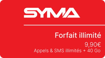 Forfait illimité Syma 40 Giga