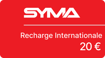 Recharge internationale Syma 20€