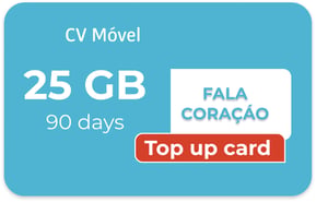 Recharge internet CVMovel Cap Vert 25Go