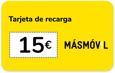 Recarga Mas Móvil España 15€
