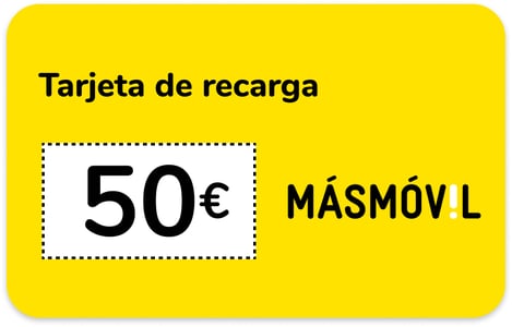 Recarga Mas Móvil España 50€