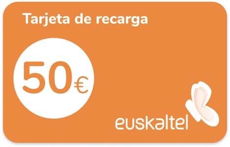 Recharge Euskaltel Espagne 50€