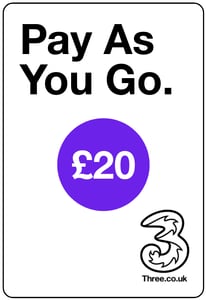 Recharge Three Royaume-Uni 20,00 £GB