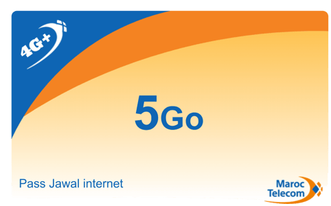Jawal Internet Pass Maroc Telecom 5GB