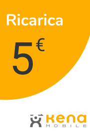 Top up Kena Mobile Italy €5.00
