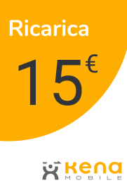 Top up Kena Mobile Italy €15.00