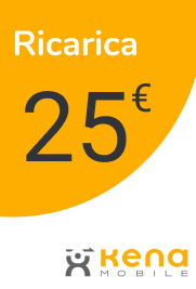 Top up Kena Mobile Italy €25.00